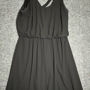 Lush Woman’s Black Spaghetti Strap Shoulder Sleeveless Dress Size Large